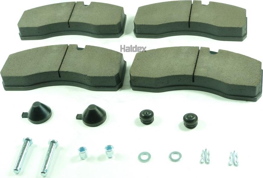 Haldex 1910959010 - Kit de plaquettes de frein, frein à disque cwaw.fr