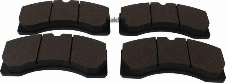 Haldex 1911249010 - Kit de plaquettes de frein, frein à disque cwaw.fr