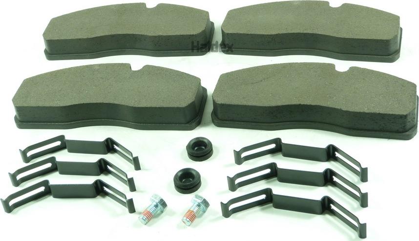 Haldex 1911269010 - Kit de plaquettes de frein, frein à disque cwaw.fr