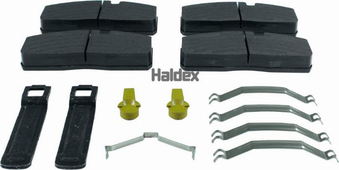 Haldex H119990 - Kit de plaquettes de frein, frein à disque cwaw.fr