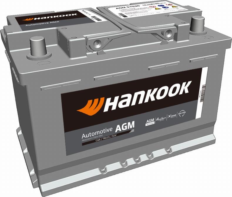 Hankook AGM57020 - Batterie de démarrage cwaw.fr