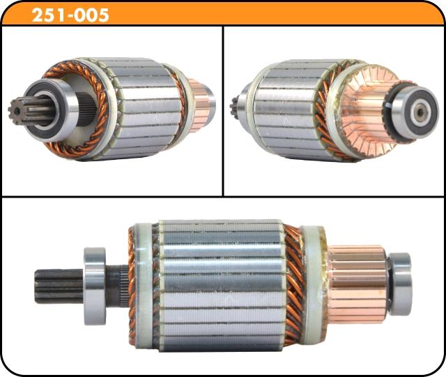 HANSA PARTS 251-005 - Induit, démarreur cwaw.fr