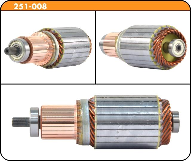 HANSA PARTS 251-008 - Induit, démarreur cwaw.fr