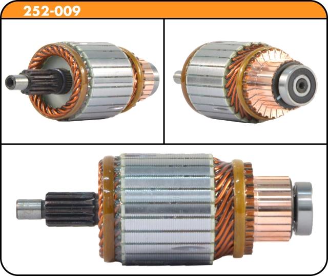 HANSA PARTS 252-009 - Induit, démarreur cwaw.fr