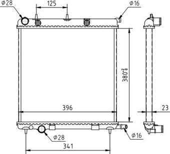 Hart 605 985 - Radiateur, refroidissement du moteur cwaw.fr