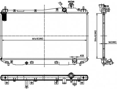 Hart 606 418 - Radiateur, refroidissement du moteur cwaw.fr