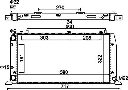 Hart 600 120 - Radiateur, refroidissement du moteur cwaw.fr