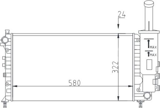 Hart 603 763 - Radiateur, refroidissement du moteur cwaw.fr