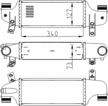 Hart 607 574 - Intercooler, échangeur cwaw.fr