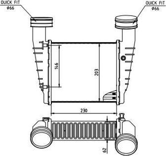 Hart 607 577 - Intercooler, échangeur cwaw.fr