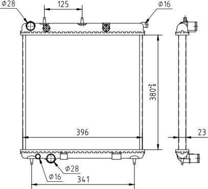 Hart 611 806 - Radiateur, refroidissement du moteur cwaw.fr