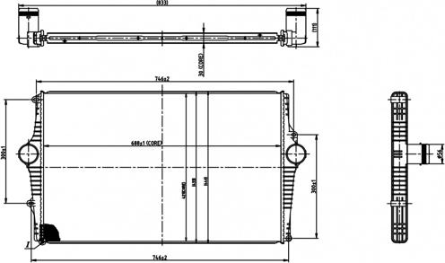 Hart 612 706 - Intercooler, échangeur cwaw.fr