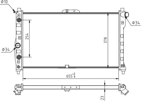 Hart 637 215 - Radiateur, refroidissement du moteur cwaw.fr