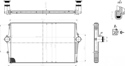 Hart 620 930 - Intercooler, échangeur cwaw.fr