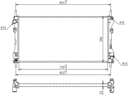 Hart 620 611 - Radiateur, refroidissement du moteur cwaw.fr