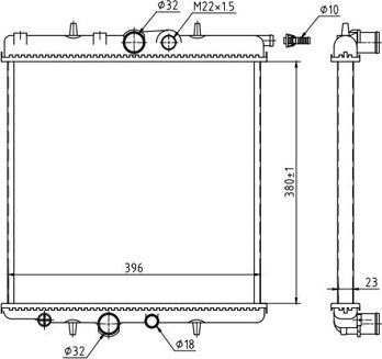 Hart 620 272 - Radiateur, refroidissement du moteur cwaw.fr