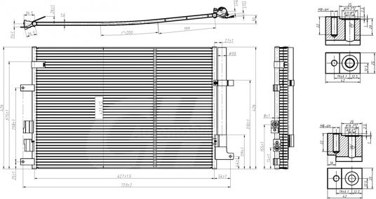 Hart 621528 - Condensateur, climatisation cwaw.fr