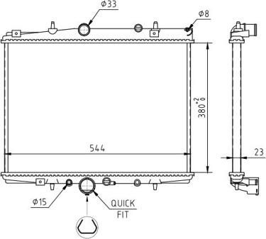 Hart 628 631 - Radiateur, refroidissement du moteur cwaw.fr