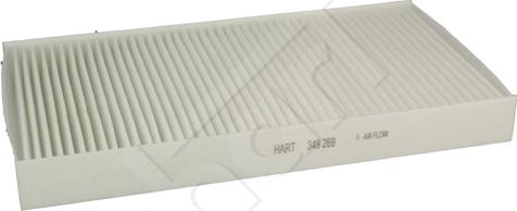 Hart 349 269 - Filtre, air de l'habitacle cwaw.fr