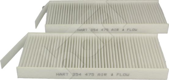 Hart 354 475 - Filtre, air de l'habitacle cwaw.fr