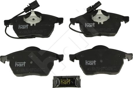 Hart 249 001 - Kit de plaquettes de frein, frein à disque cwaw.fr