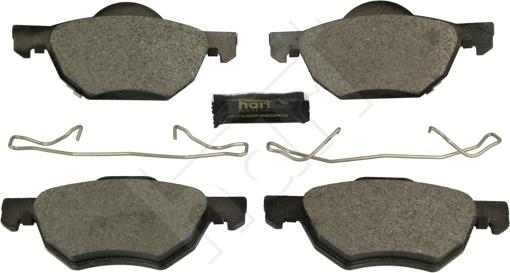 Hart 249 008 - Kit de plaquettes de frein, frein à disque cwaw.fr