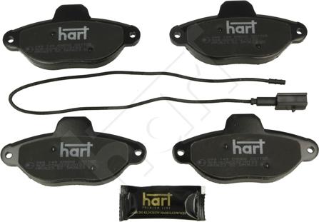 Hart 249 149 - Kit de plaquettes de frein, frein à disque cwaw.fr