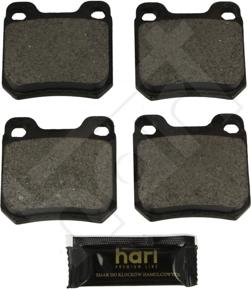 Hart 249 153 - Kit de plaquettes de frein, frein à disque cwaw.fr