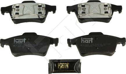 Hart 249 152 - Kit de plaquettes de frein, frein à disque cwaw.fr