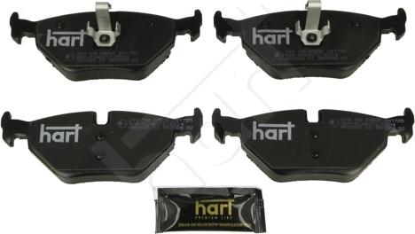 Hart 249 168 - Kit de plaquettes de frein, frein à disque cwaw.fr