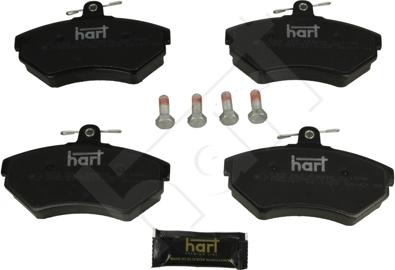 Hart 249 167 - Kit de plaquettes de frein, frein à disque cwaw.fr