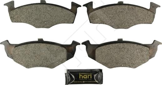 Hart 249 181 - Kit de plaquettes de frein, frein à disque cwaw.fr