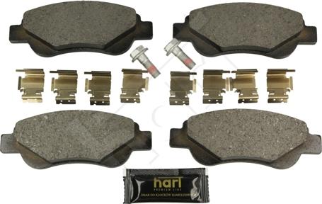 Hart 248 990 - Kit de plaquettes de frein, frein à disque cwaw.fr