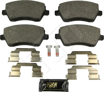 Hart 248 940 - Kit de plaquettes de frein, frein à disque cwaw.fr