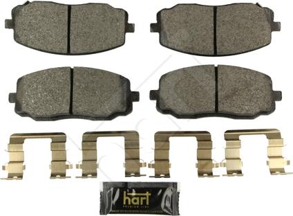 Hart 248 947 - Kit de plaquettes de frein, frein à disque cwaw.fr