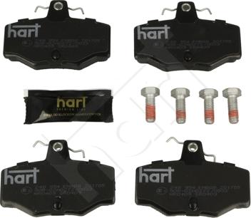 Hart 248 954 - Kit de plaquettes de frein, frein à disque cwaw.fr