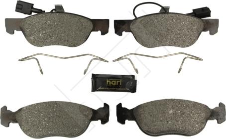 Hart 248 950 - Kit de plaquettes de frein, frein à disque cwaw.fr