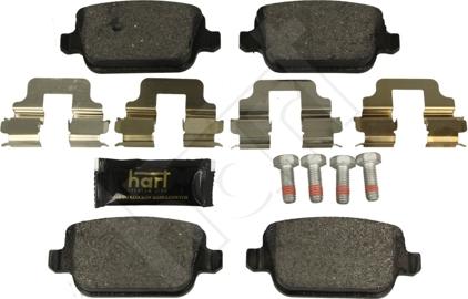 Hart 248 969 - Kit de plaquettes de frein, frein à disque cwaw.fr