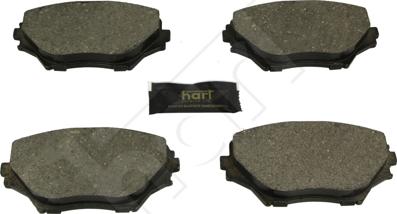 Hart 248 962 - Kit de plaquettes de frein, frein à disque cwaw.fr