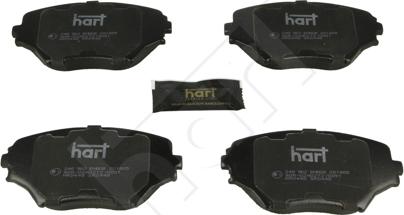 Hart 248 962 - Kit de plaquettes de frein, frein à disque cwaw.fr