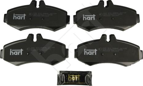 Hart 248 914 - Kit de plaquettes de frein, frein à disque cwaw.fr