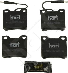 Hart 248 917 - Kit de plaquettes de frein, frein à disque cwaw.fr