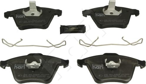 Hart 248 983 - Kit de plaquettes de frein, frein à disque cwaw.fr