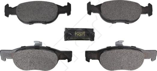 Hart 248 932 - Kit de plaquettes de frein, frein à disque cwaw.fr