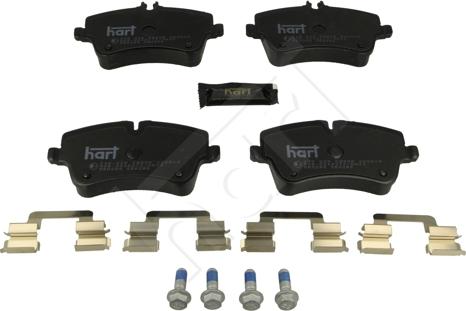 Hart 248 928 - Kit de plaquettes de frein, frein à disque cwaw.fr