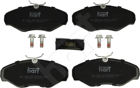 Hart 248 923 - Kit de plaquettes de frein, frein à disque cwaw.fr