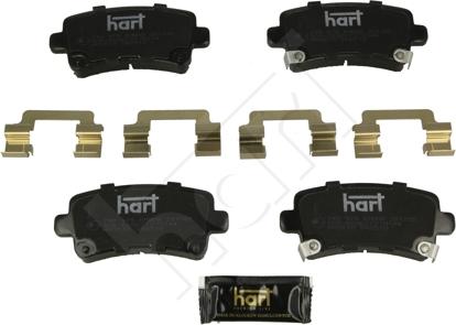 Hart 248 978 - Kit de plaquettes de frein, frein à disque cwaw.fr