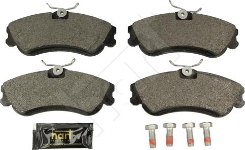 Hart 248 859 - Kit de plaquettes de frein, frein à disque cwaw.fr