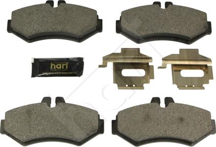 Hart 248 880 - Kit de plaquettes de frein, frein à disque cwaw.fr