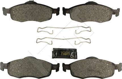 Hart 248 883 - Kit de plaquettes de frein, frein à disque cwaw.fr